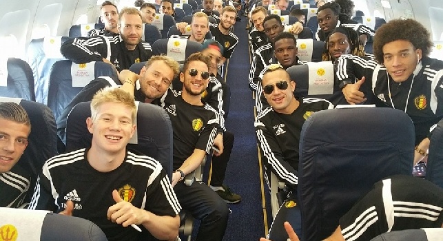 FOTO - Mertens in posa con il Belgio alla vigilia di Euro 2016