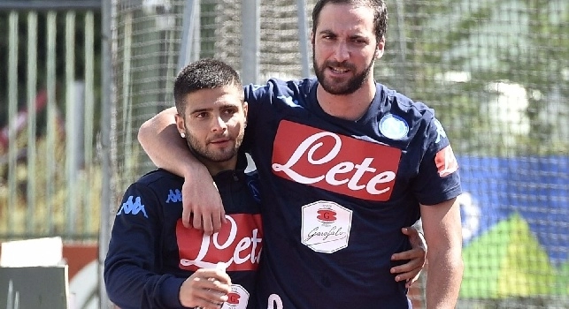 Gazzetta: Higuain-Insigne, rendimento record: spuntano due segreti di Sarri dietro la loro metamorfosi