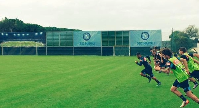 FOTO - Verso Napoli-Fiorentina, azzurri al lavoro a Castel Volturno