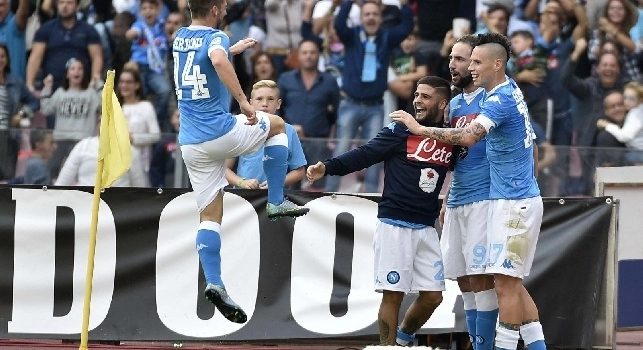 Napoli-Fiorentina, le pagelle: Higuain decisivo (cit.), Allan irreale! Qualità Hamsik ed Insigne, <i>trenino</i> Hysaj: Sarri nella stratosfera