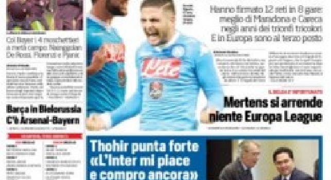 FOTO - La prima pagina del Corriere dello Sport titola: Higuainsigne da scudetto