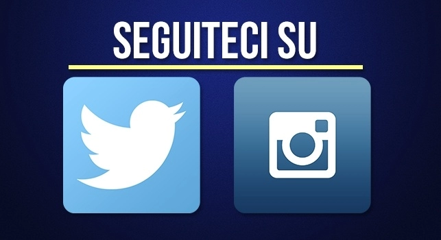 CalcioNapoli24.it è anche su Twitter, seguici per essere sempre aggiornato!