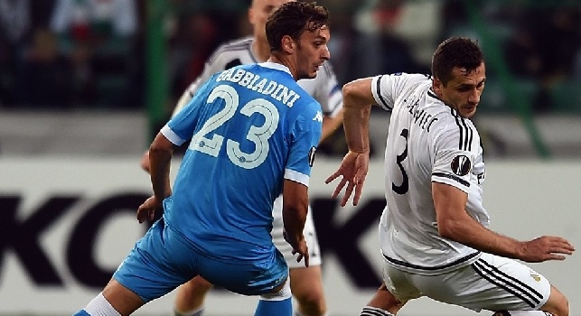 GRAFICO - I migliori di Midtjylland-Napoli: Gabbiadini non delude, Callejon preziosissimo, un azzurro in netto miglioramento