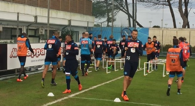 FOTO - La domenica si avvicina, azzurri al lavoro: Concentrati per Genoa-Napoli