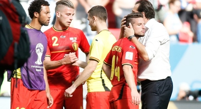 Tuttosport - Napoli-Belgio, &egrave; bagarre! Wilmots insinua che Mertens sarebbe arrivato in ritiro infortunato