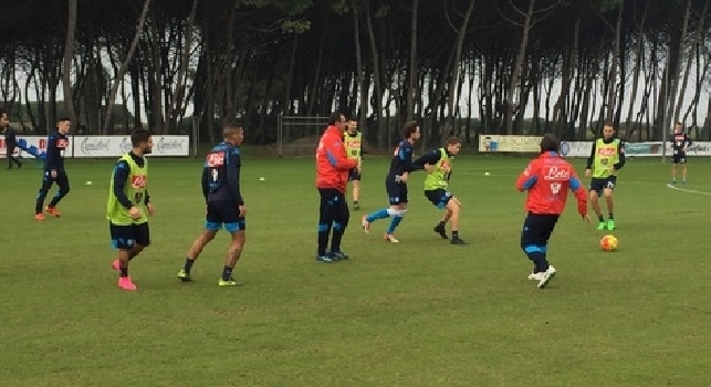 FOTOGALLERY - Seduta mattutina a Castel Volturno: lavoro atletico e partitella a campo ridotto