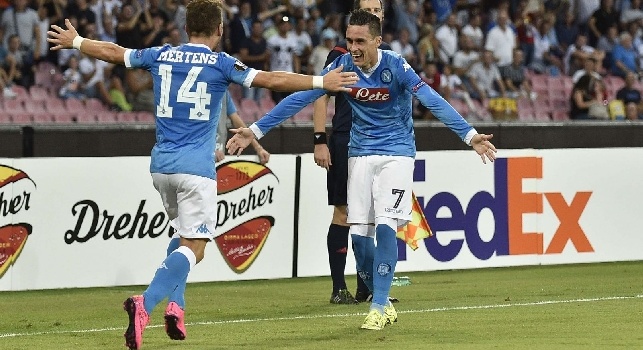 Bruges-Napoli, i precedenti: gli azzurri hanno fatto segnare un record storico in Europa League
