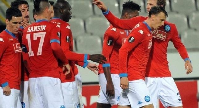 GRAFICO - I migliori ed i peggiori di Bruges-Napoli: bene Koulibaly, un azzurro poco lucido