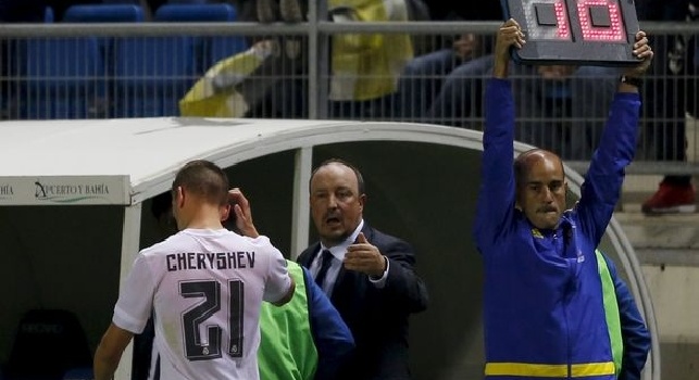 VIDEO - Real Madrid, che pasticcio! Benitez schiera Cheryshev, ma era squalificato