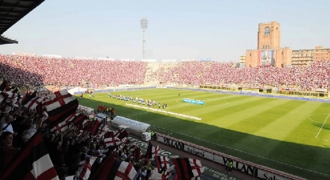 Da Bologna - Oltre 23mila tagliandi per il match al Dall'Ara, circa 5mila tifosi del Napoli