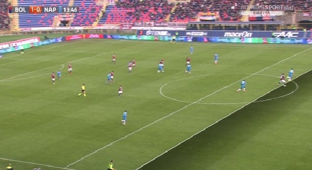 FOTO - Bologna-Napoli 1-0, Destro segna in fuorigioco