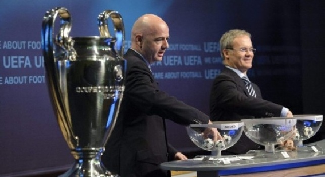 Champions League, giovedì i sorteggi: ecco le quattro fasce e i possibili avversari del Napoli