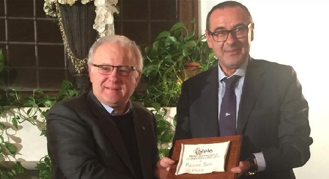 Sarri e suo padre vincono il premio Le Velo: A Napoli mi sento a casa, Ho trovato un grande gruppo