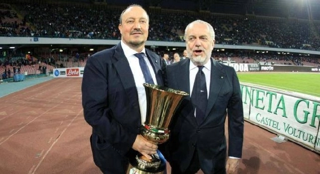 De Laurentiis su Benitez: Da noi ha resistito, altrove non riesce. Ormai &egrave; il passato remoto