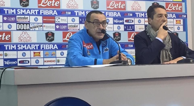 UFFICIALE - Ssc Napoli: Sarri non parlerà in conferenza stampa per una scelta della società
