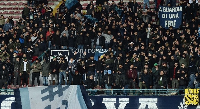 Ultras del Napoli allo stadio San Paolo