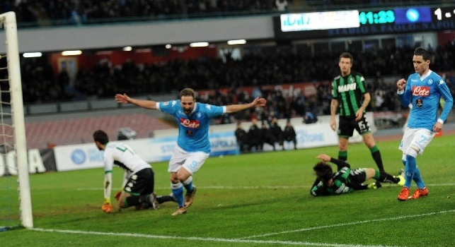 VIDEO - Napoli-Sassuolo, telecronaca da infarto per Alvino ai gol di Callejon e Higuain!