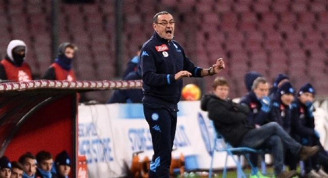 Tutti gli azzurri incollati alla tv per vedere Udinese-Juve. Sarri prepara il turnover in Coppa: 5 novità