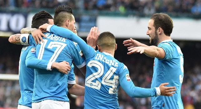 FOTO - Il Napoli respinge la Juve, Sportmediaset titola: Higuain-Insigne, la Grande bellezza