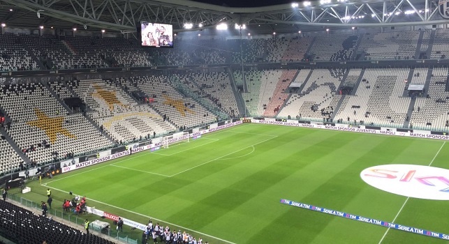 VIDEO LIVE - Juventus Stadium, tutto tranquillo fuori dal settore ospiti