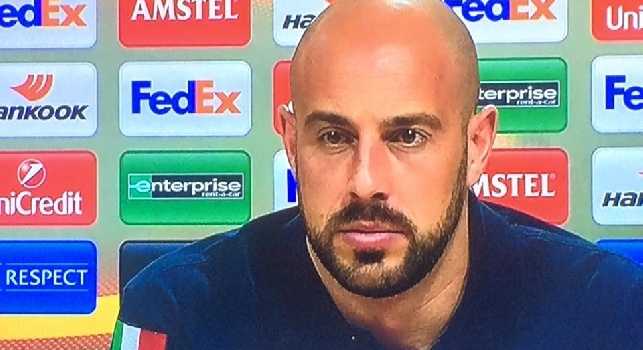 Reina: Dopo sabato siamo ancora più convinti della nostra forza! Chi prova a destibilizzare il Napoli non ci riuscirà, cercheremo di vincere Europa League e campionato