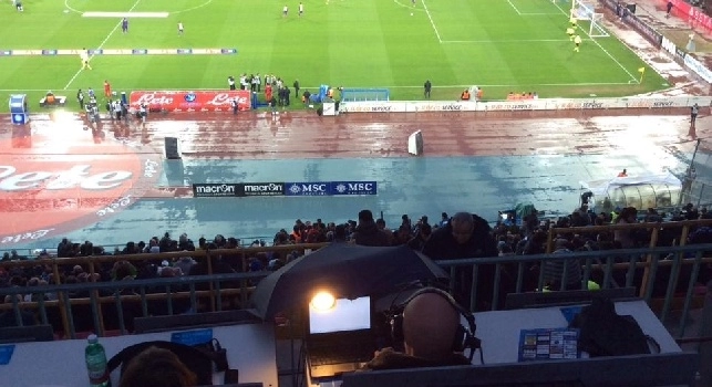 Napoli-Villareal, in Tribuna Posillipo un folto gruppo di tifosi spagnoli