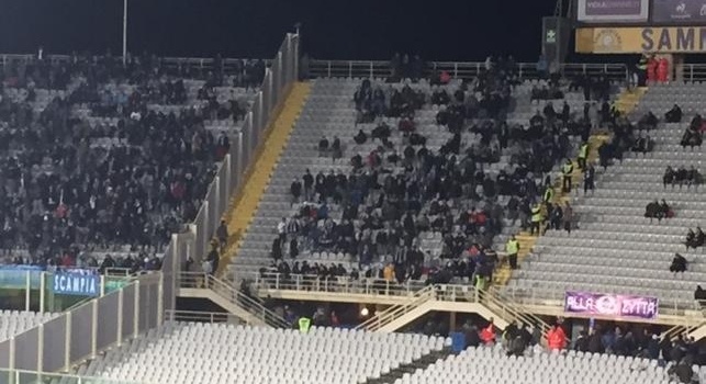 FOTO - Invasione partenopea, tifosi del Napoli sforano in Curva Ferrovia!