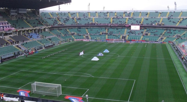 Palermo-Napoli, previsti forti temporali durante il match