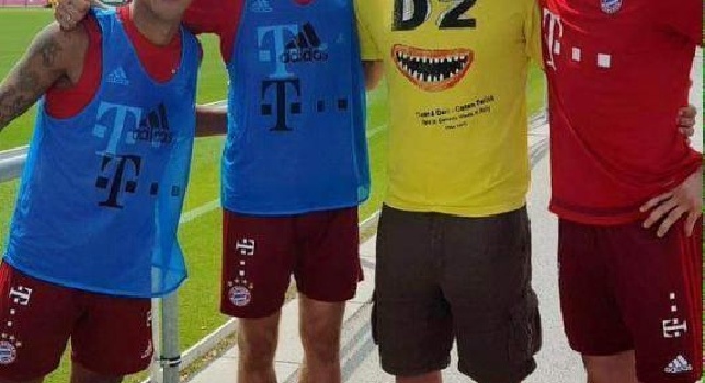 FOTO - Reina con Muller, Lewandoski e Thiago: ecco il perchè del tweet, il legame c'è dai tempi del Bayern