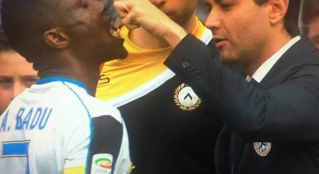 VIDEO - Badu, insolita iniezione durante il match: il motivo