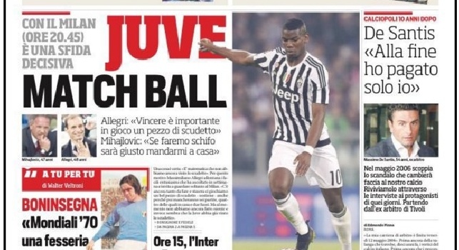 FOTO - La prima pagina del 'Corriere dello Sport': Ricorso respinto, niente panchina per Sarri