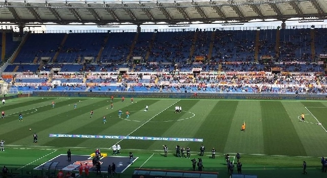 L'Olimpico cambia look: barriere dimezzate per i tifosi, si attende il Napoli
