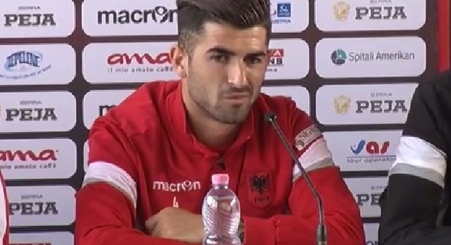 Albania, Hysaj in conferenza: Felice di essere il capitano, darò il massimo ovunque giocherò! Il terzino sinistro l'ho fatto anche in Italia, pronti a tutto per vincere