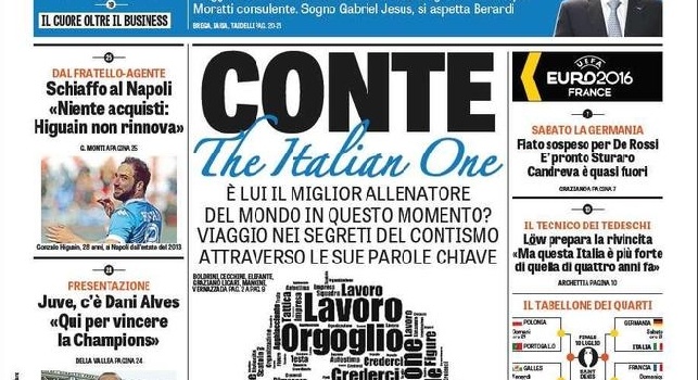 FOTO - Prima pagina Gazzetta: Schiaffo al Napoli, niente acquisti: Higuain non rinnova