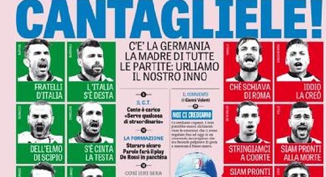 FOTO - Prima pagina Gazzetta: La Juve sfida Milan e Inter per Pjaca