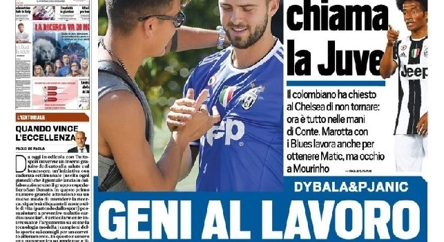 FOTO - Prima pagina TuttoSport: Da Pjaca a Gomes, è il Milan l'anti Juve. Messi, 21 mesi! Lascia il Barcellona?