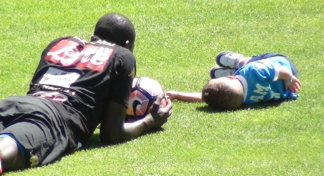 FOTOGALLERY CN24 - Dimaro, la <i>minipassione</i> di baby El Kaddouri coinvolge anche Koulibaly e Ghoulam