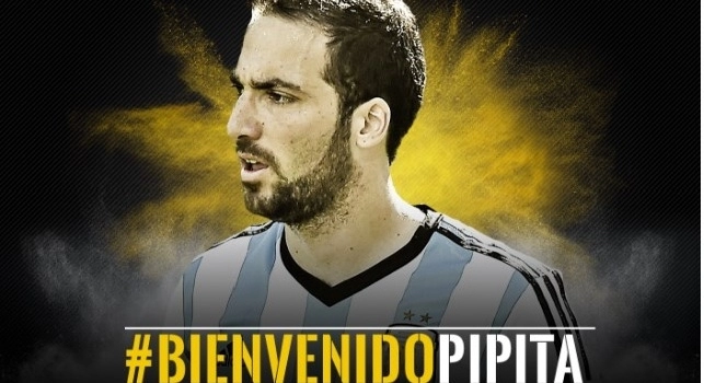 UFFICIALE - La Juventus ha acquistato Higuain, 90mln pagabili in due rate: contratto quinquennale per il Pipita