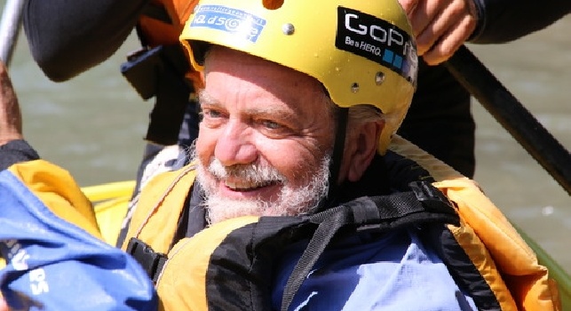FOTOGALLERY - De Laurentiis: Oggi ho fatto rafting per la prima volta, rigenera lo spirito e il fisico!