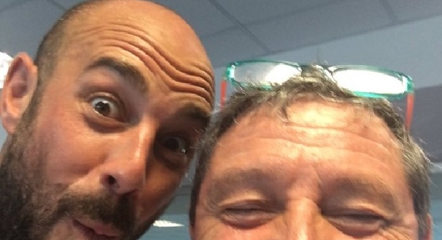 FOTO - Reina in compagnia di Starace: Grande Tommà! Il miglior caffè al mondo!