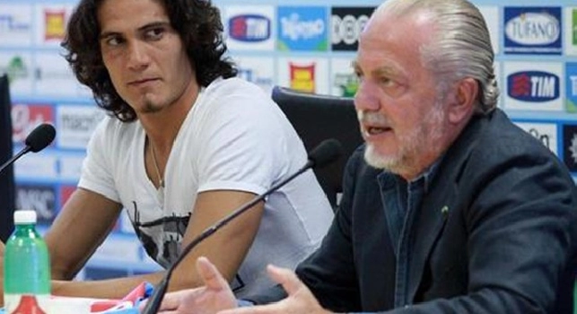 Cavani-Napoli, CorSport: De Laurentiis non ha mai smentito! La trattativa riscuoterebbe consenso popolare, ma c'è inevitabile prudenza