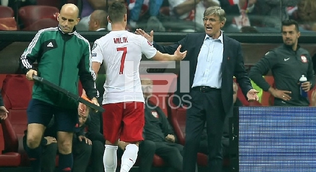 Polonia, il Ct Nawalka: Milik bomber di valore! Zielinski ha fatto bene a scegliere Napoli, grazie a Sarri è migliorato
