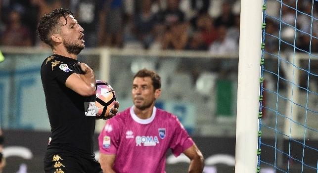 Pescara-Napoli, le pagelle: Mertens, <i>che scossa</i>! Milik convince, Ghoulam <i>quanti sprechi</i>! Gabbiadini ed Insigne, <i>serata-no</i>