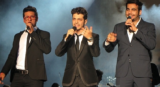 Napoli-Milan, in tribuna c'è anche 'Il Volo': il trio musicale ospite di De Laurentiis