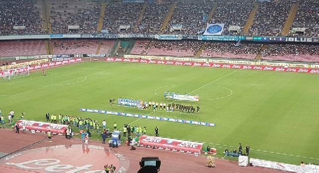 San Paolo, l'assenza dei tifosi si fa sentire: con il Chievo in 20mila, va meglio in Champions