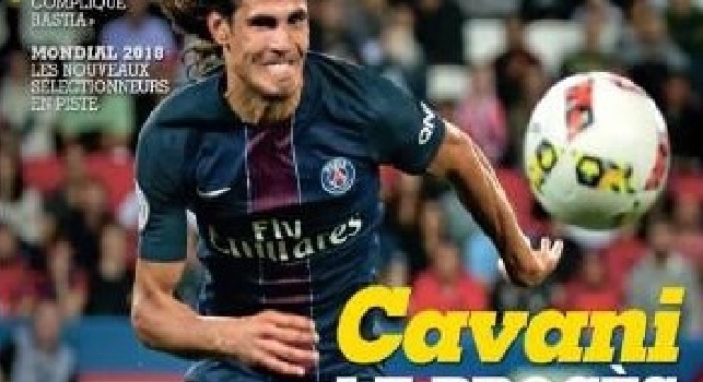 France Football punge Cavani: Il processo è aperto, sta giocando nel suo ruolo preferito dopo l'addio di Ibra. Adesso non ha più scuse