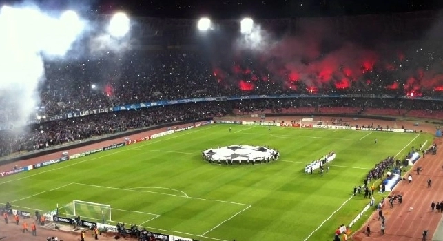 Champions League, Napoli-Benfica: non ci sar&agrave; il pienone, previsti circa 40 mila spettatori al San Paolo