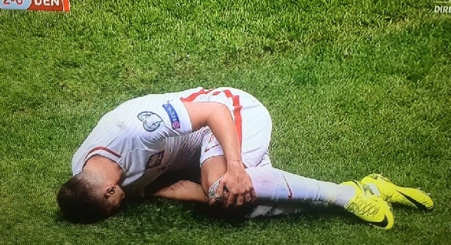 SKY: Sospetta rottura del crociato per Milik, il Napoli rischia di perderlo per la stagione. Notizie poco confortanti da fonti vicine al calciatore