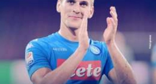 FOTO - Lega Serie A e il messaggio per Milik: Auguri per un rapido recupero