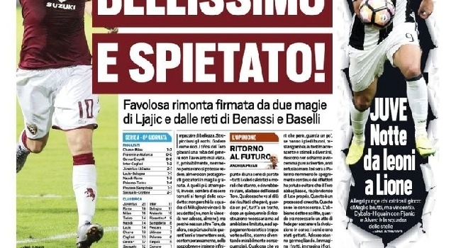 FOTO - La prima pagina di TuttoSport: Compromesso Icardi